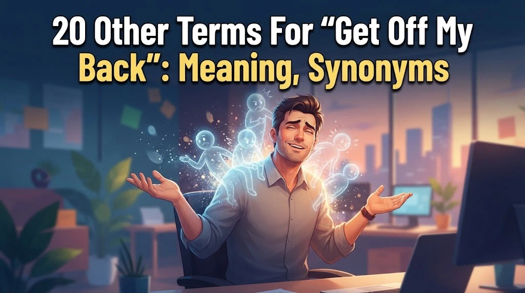 other terms for get off my back with gramoraa
