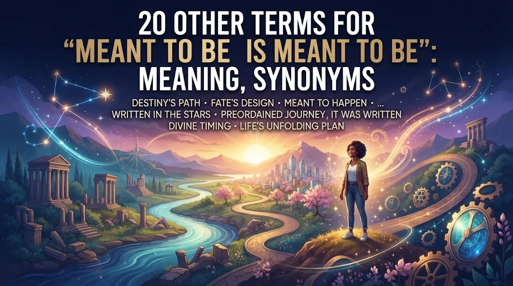 othersterms for what is meant to be is meant to be with gramoraa