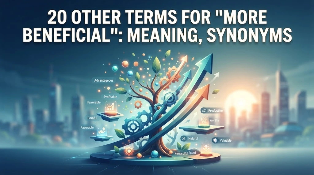Other terms for more beneficial meaning synonyms with gramoraa