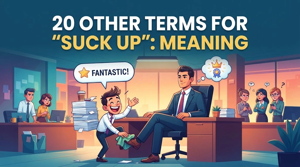 Other terms for suck up meaning with gramoraa