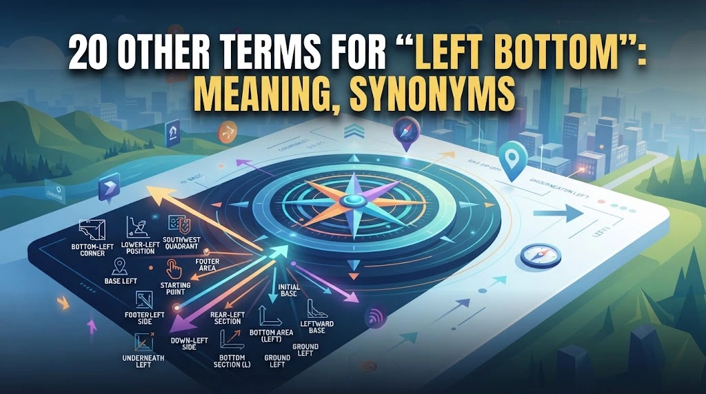 other terms for left bottom meaning synonyms with gramoraa