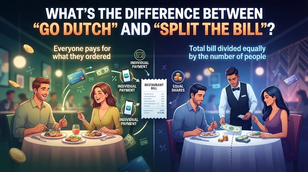 Whats The difference between Go Dutch And Split The Bill